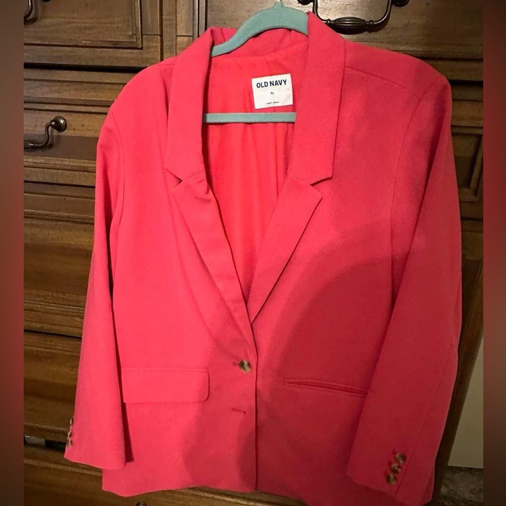 Hot pink Blazer from Old Navy XL